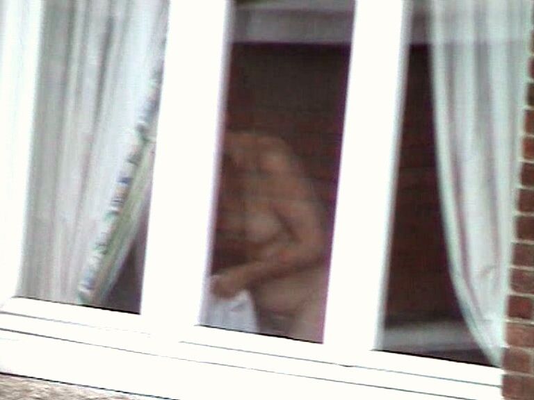 Free porn pics of Voyeur : My old Neighboor naked at the window ! 12 of 25 pics