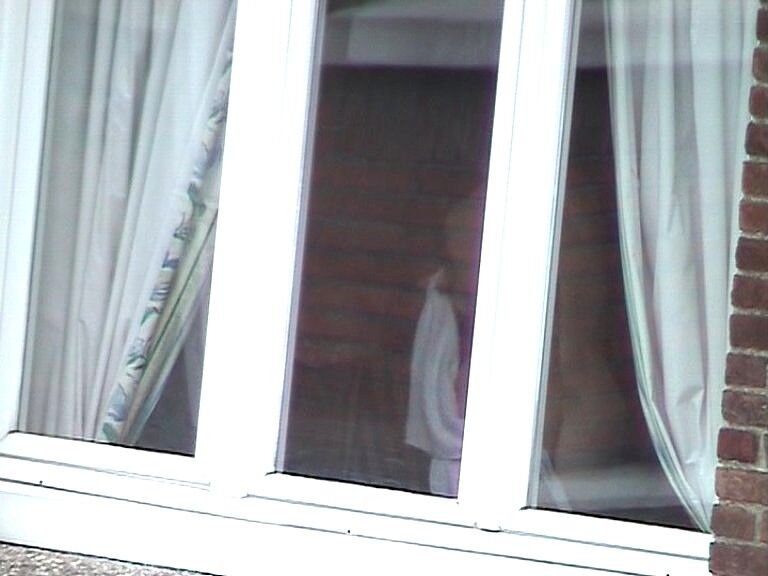 Free porn pics of Voyeur : My old Neighboor naked at the window ! 21 of 25 pics