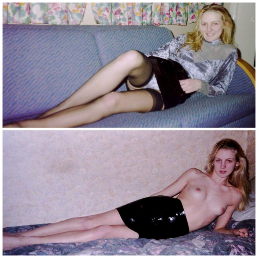Free porn pics of Sexy blonde Dressed undressed teen now milf bdsm slut 16 of 23 pics