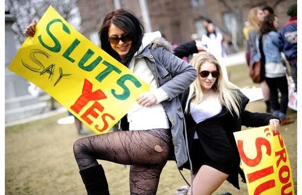 Free porn pics of Slut walk girls - protesting for your pleasure 10 of 23 pics