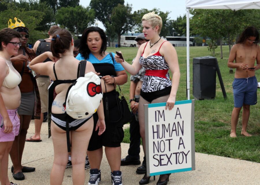 Free porn pics of Slut walk girls - protesting for your pleasure 21 of 23 pics