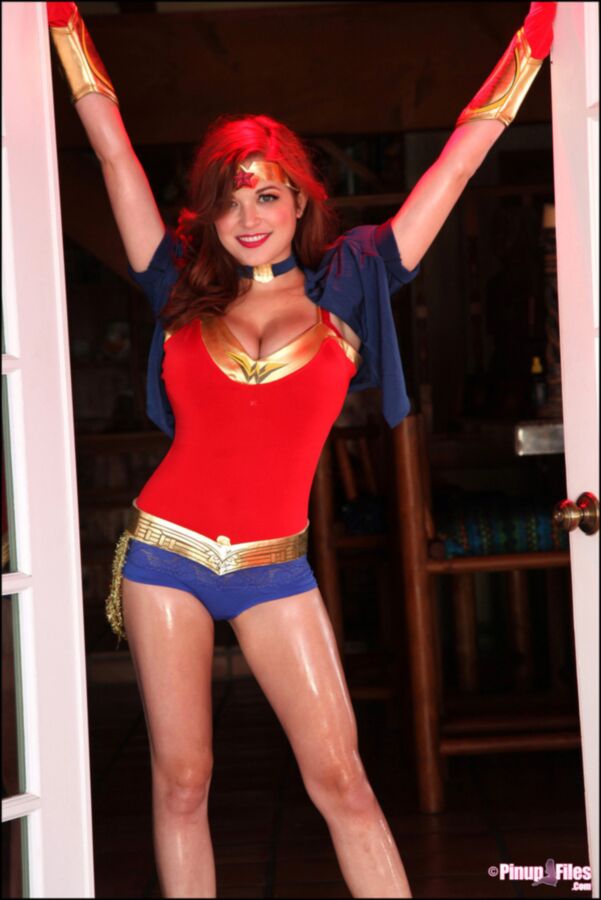 Free porn pics of Tessa Fowler - Wonder Woman (and bts) 6 of 32 pics