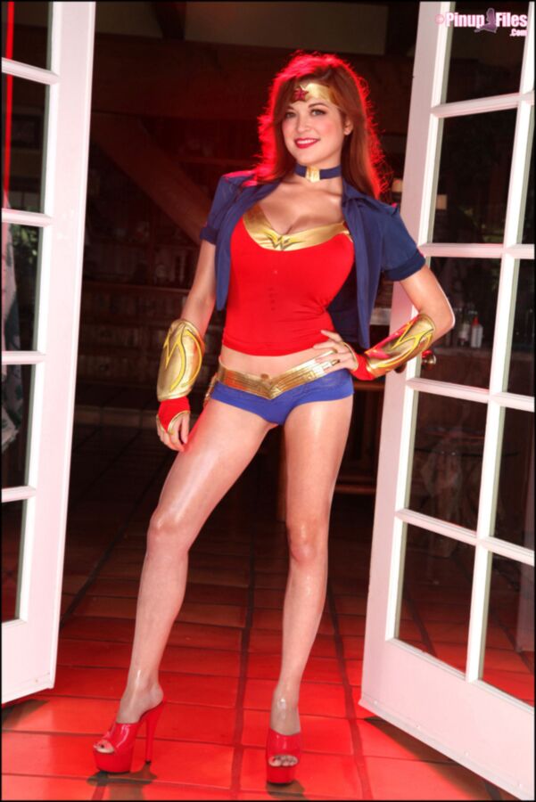 Free porn pics of Tessa Fowler - Wonder Woman (and bts) 7 of 32 pics