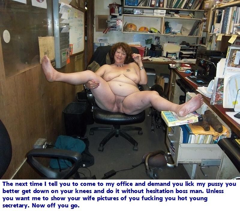 Free porn pics of EVEN MORE HUMILIATION OFFICE CAPTIONS 9 of 20 pics