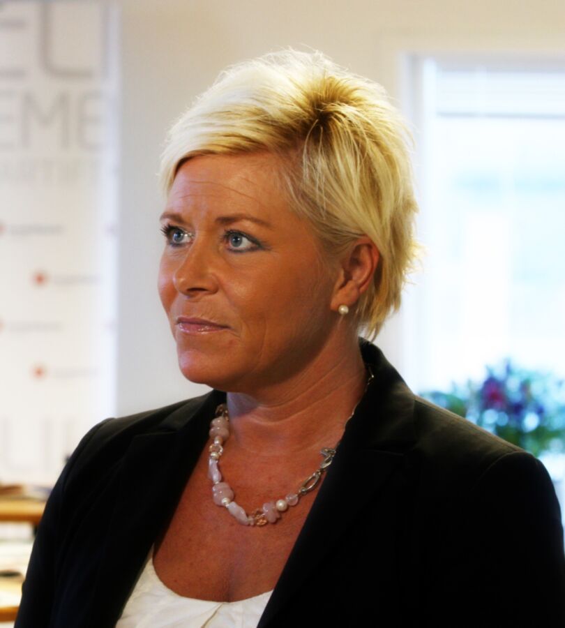 Free porn pics of Utterly devoted to conservative Siv Jensen 18 of 50 pics