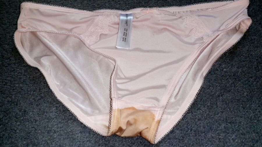 Free porn pics of My sexy friends Pink Satin Period Panties 20 of 36 pics
