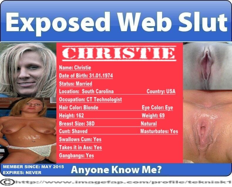 Free porn pics of Christie W from South Carolina EXPOSED 1 of 39 pics