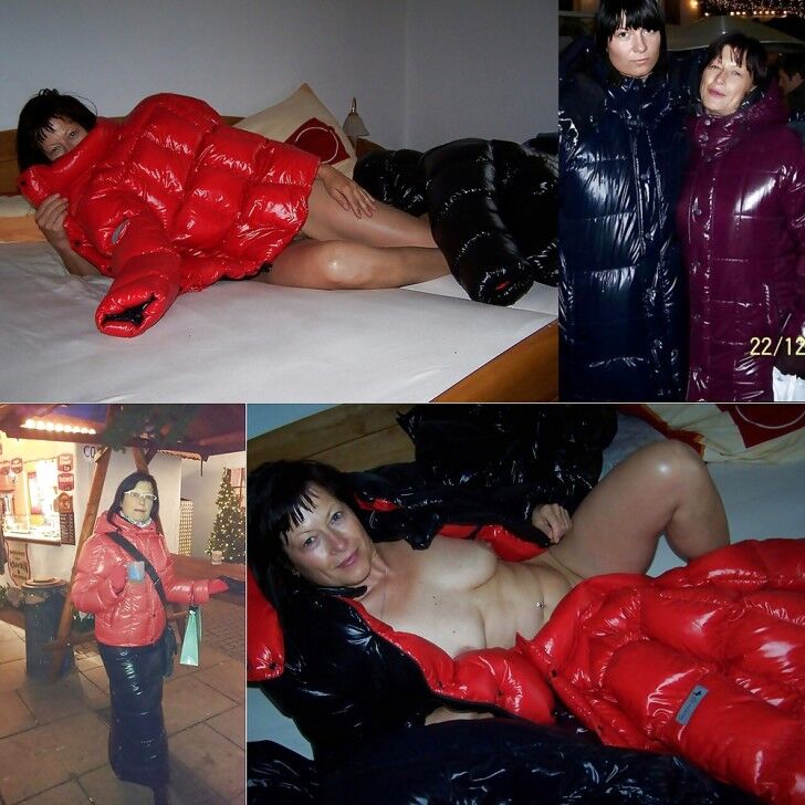 Free porn pics of sexy women in sexy shiny down jackets 20 of 63 pics