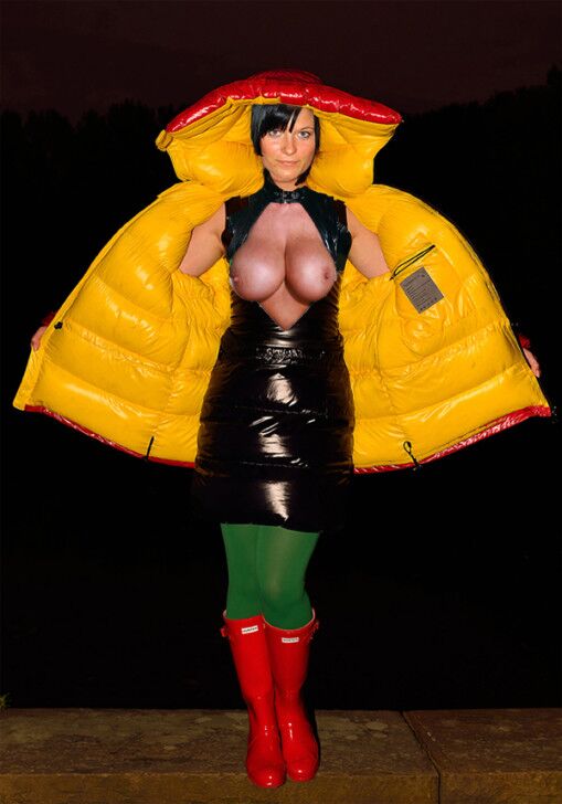 Free porn pics of sexy women in sexy shiny down jackets 17 of 63 pics
