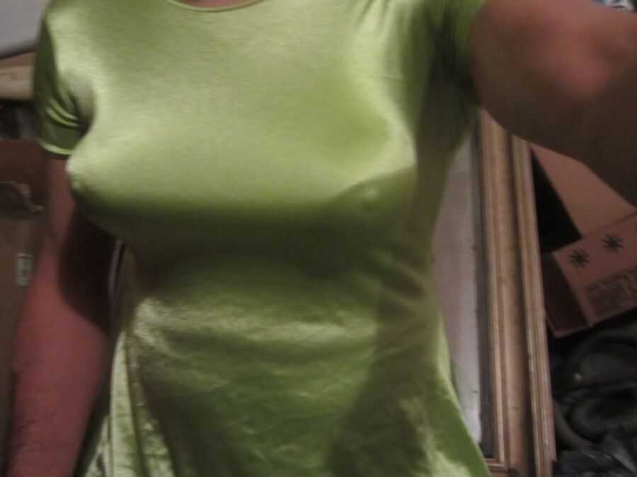 Free porn pics of in the car wearing green spandex dress 13 of 83 pics