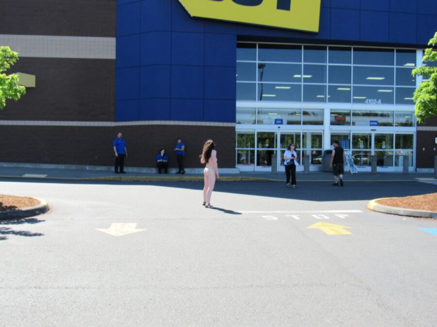 Free porn pics of oohlalaXXX Nude in Public Best Buy Puyallup, WA + Busy Road 11 of 24 pics