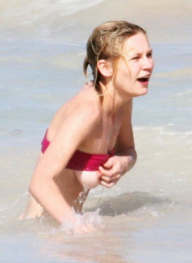 Free porn pics of Kirsten Dunst nipple slipp 4 of 8 pics