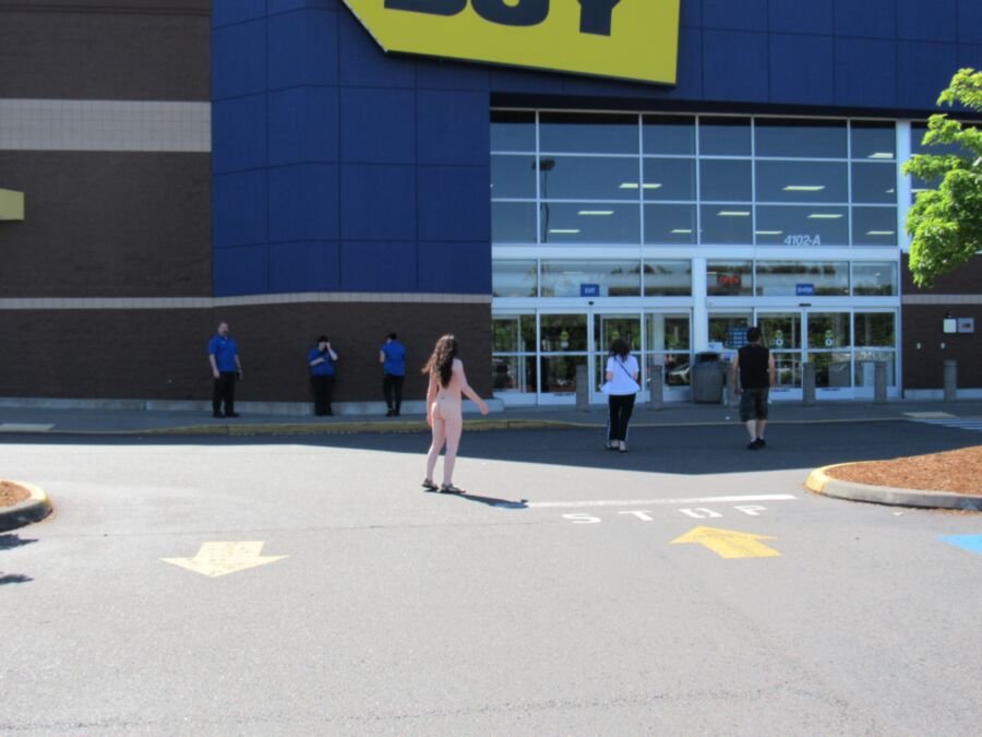Free porn pics of oohlalaXXX Nude in Public Best Buy Puyallup, WA + Busy Road 10 of 24 pics