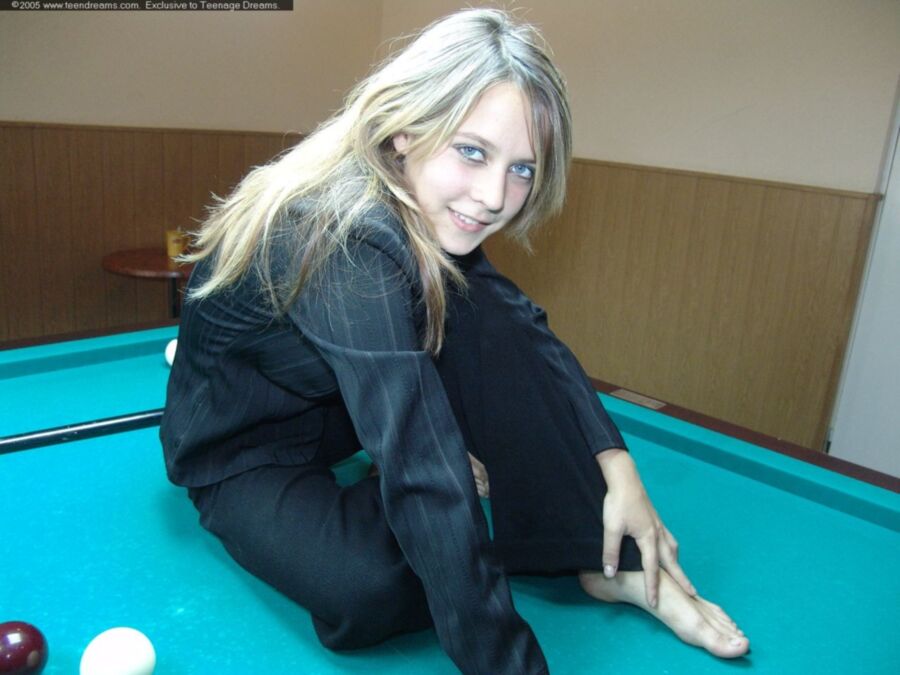 Free porn pics of Liza, Billiards 2 of 73 pics