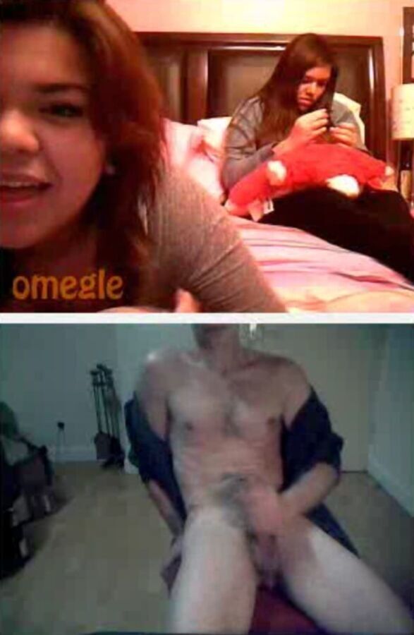 Free porn pics of Omegle CFNM Cumshot for two nice Ladies 2 of 9 pics