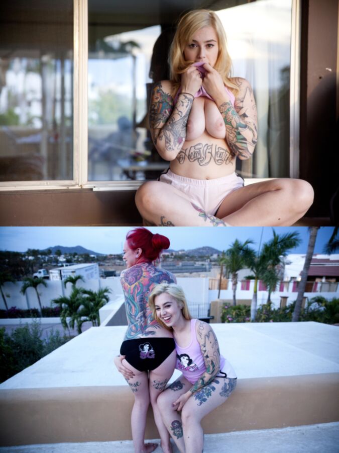 Free porn pics of Tattoo Girls SG beach shoot 8 of 18 pics