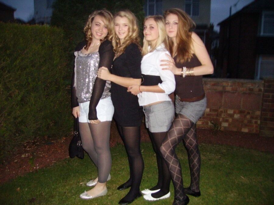 Free porn pics of British chav teens in diamond tights - love this style 21 of 48 pics