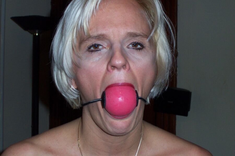 Free porn pics of Ball Gagged Used Whore 2 of 7 pics
