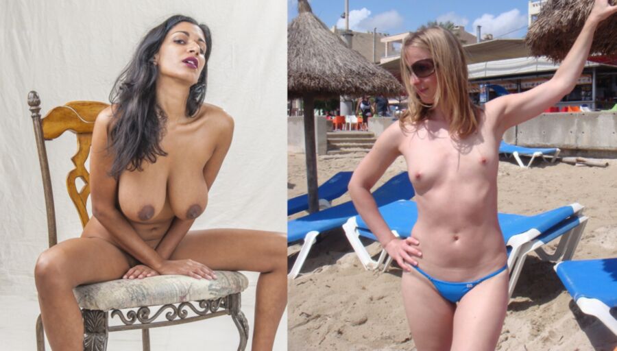 Free porn pics of big indian boobs vs tiny white tits 18 of 18 pics