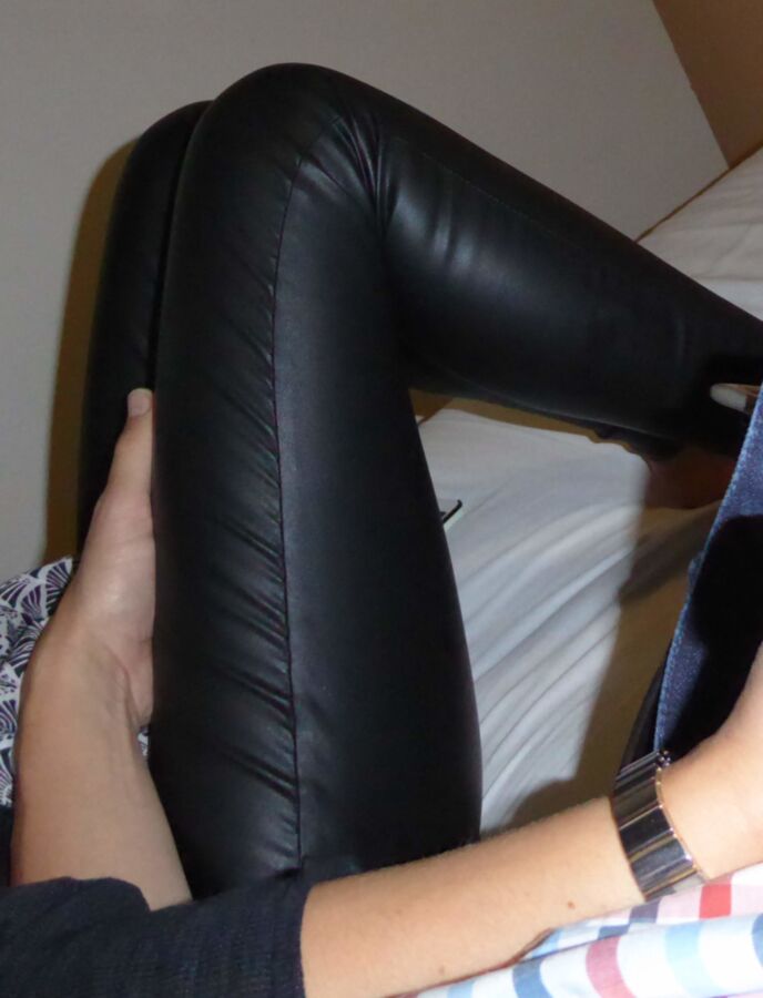 Free porn pics of my wife drunk trying give me a hand job shiny leather leggings   3 of 13 pics