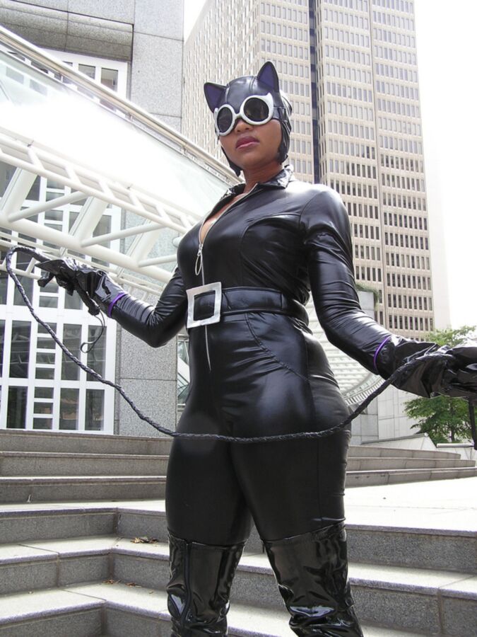 Free porn pics of Sexy Ebony Catwoman 2 of 6 pics