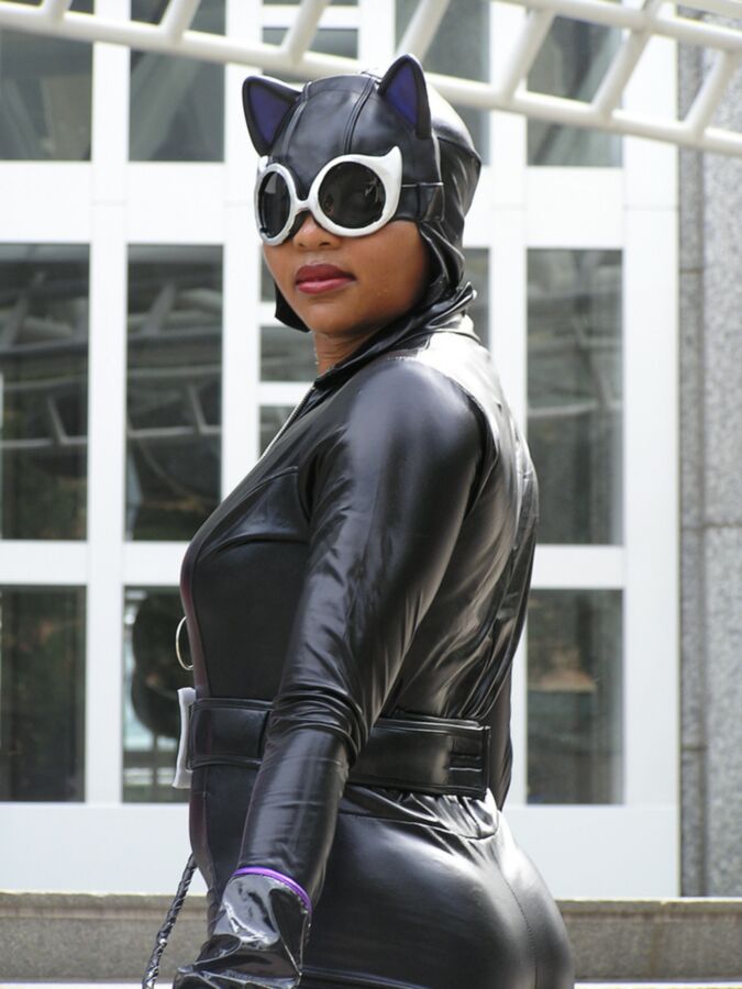 Free porn pics of Sexy Ebony Catwoman 4 of 6 pics