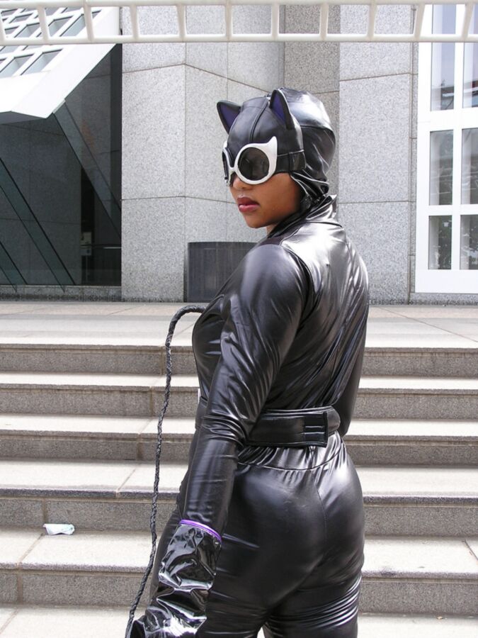 Free porn pics of Sexy Ebony Catwoman 5 of 6 pics
