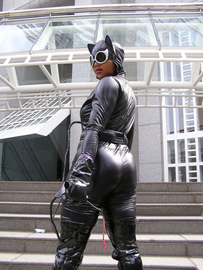 Free porn pics of Sexy Ebony Catwoman 3 of 6 pics