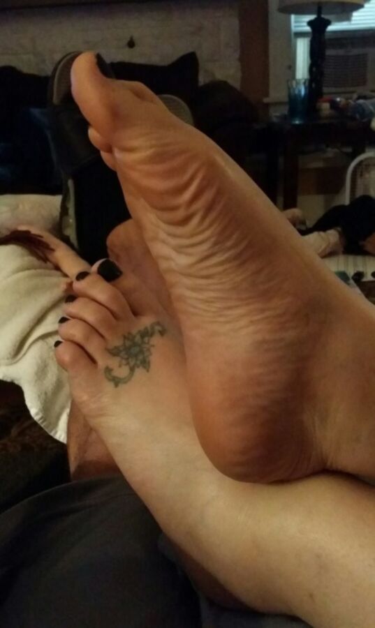 Free porn pics of My Feet 4 of 12 pics