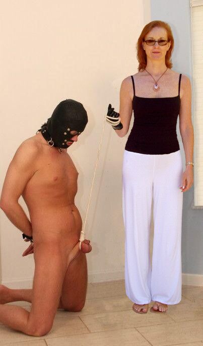 Free porn pics of Leashed Dommes with their slaves on a leash 17 of 48 pics